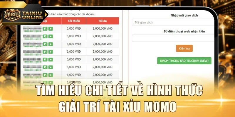  Tìm hiểu chi tiết về hình thức giải trí tài xỉu Momo